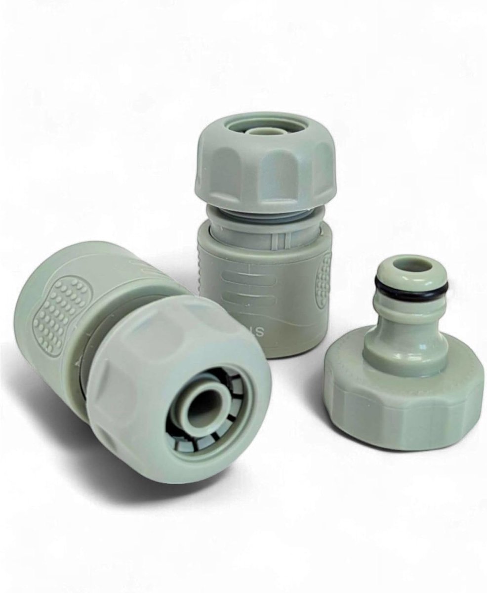 Tuinslang koppeling 1/2 inch - rubberen verbindingsstuk - niet-slip grip - geschikt voor tuinirrigatie - ShopVlot