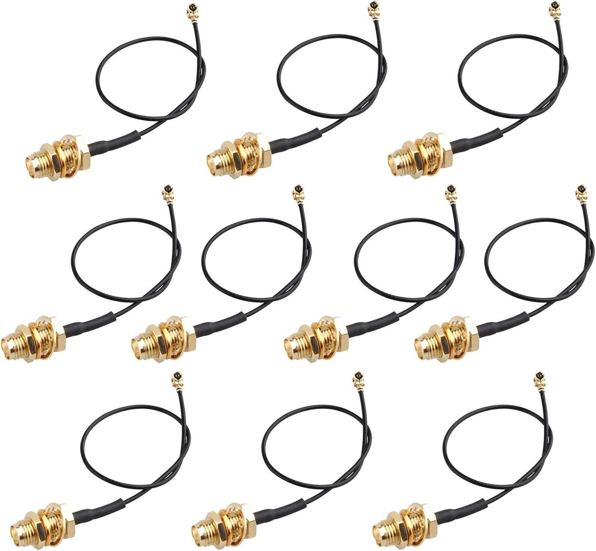 U.FL Mini PCI naar SMA vrouwelijke 15cm antenne kabel - IPX pigtail connector - externe antenne voor Wi-Fi apparaten - ShopVlot