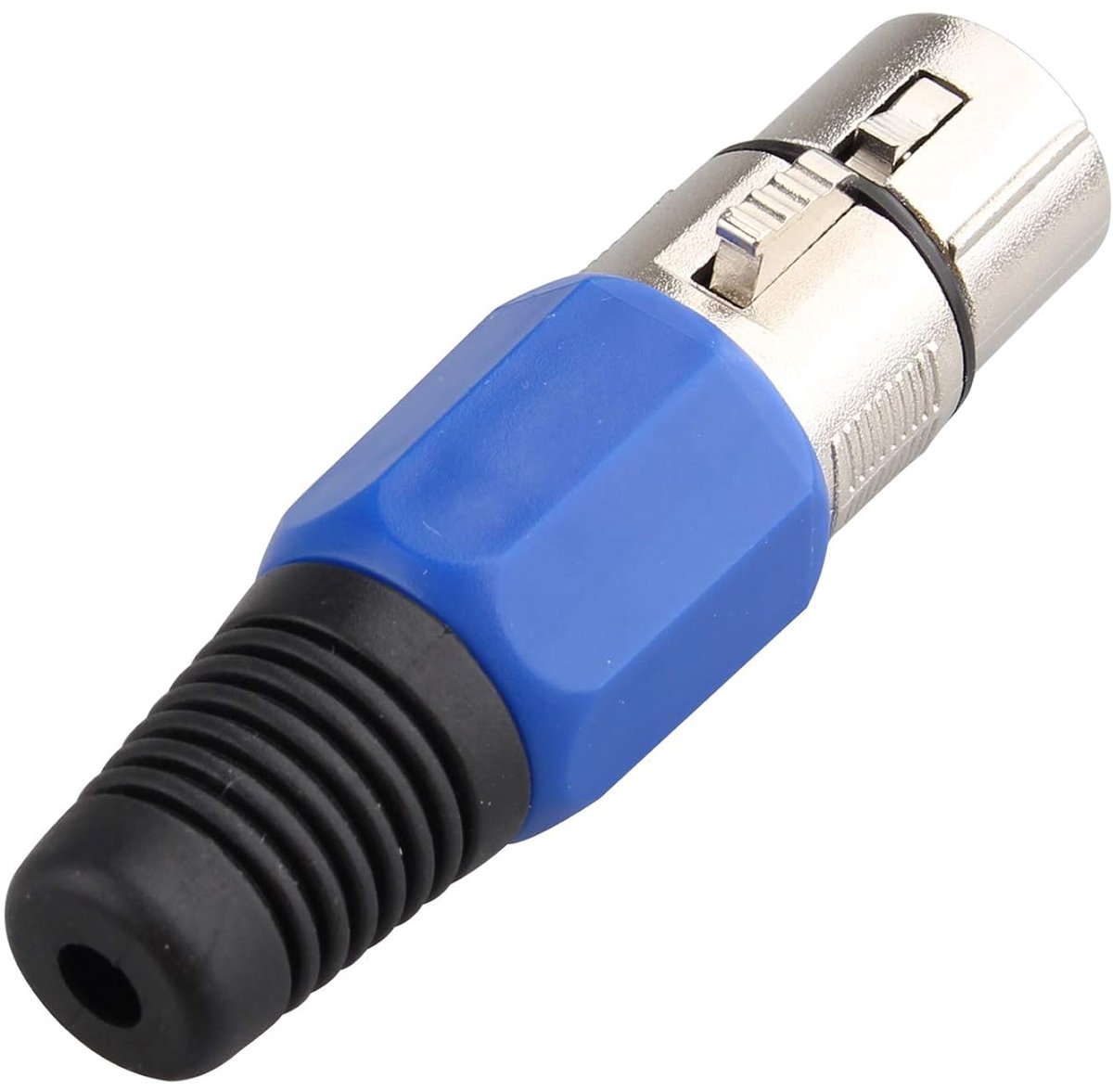 XLR 3 Pin Socket Connector - 2PCS - Metaal - Professionele audioverbinding voor microfoons - ShopVlot