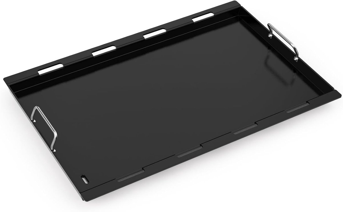 Griddle voor Weber Genesis II 400 Serie - 82,5 × 47 cm - keramisch gecoat - veelzijdig koken - ShopVlot