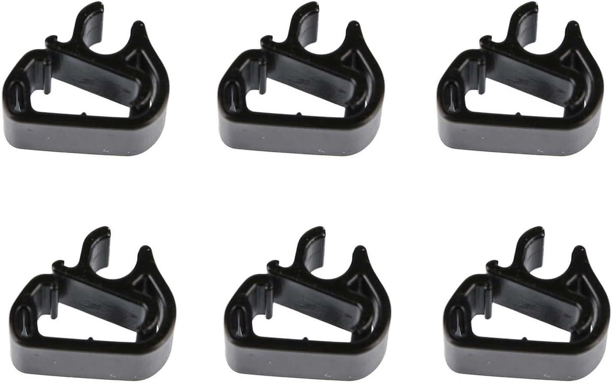 Set van 6 ruitenwisserclips - vervangende bevestigingsklemmen - compatibel met 3008, 5008, C5, DS7 - eenvoudige montage - ShopVlot