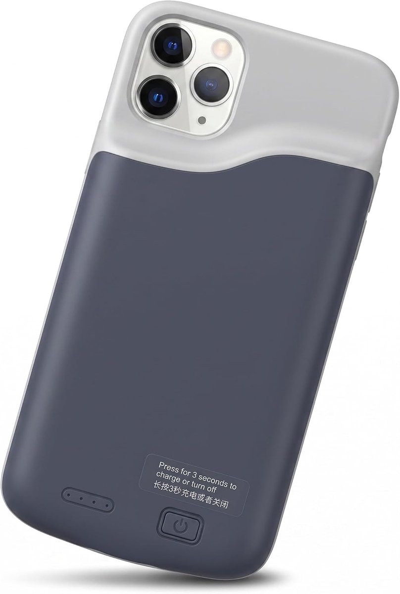 Mobiele batterijcase 6000mAh - slank ontwerp - beschermende hoes - onbeperkte poortfunctionaliteit - ShopVlot