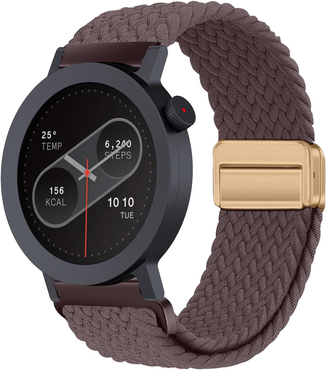 Horloge Band Nylon Paars - Magnetische Vervangband - Geschikt voor CMF by Nothing Watch Pro 2 - Verhoog je stijl - ShopVlot