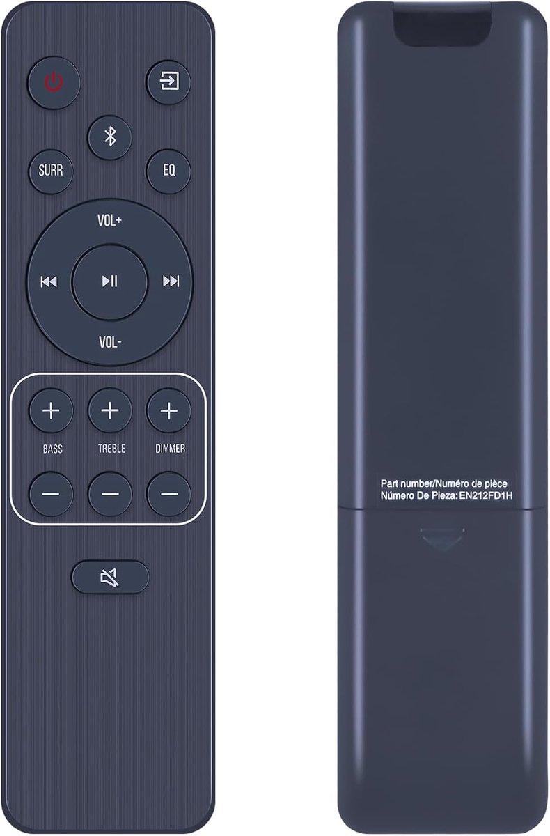 Soundbar Replacement Remote Control for Hisense HS3100 3.1 Channel, AX5125H 5.1.2, EN212FD1H, HS5100 HS2100 HS3100 - ShopVlot