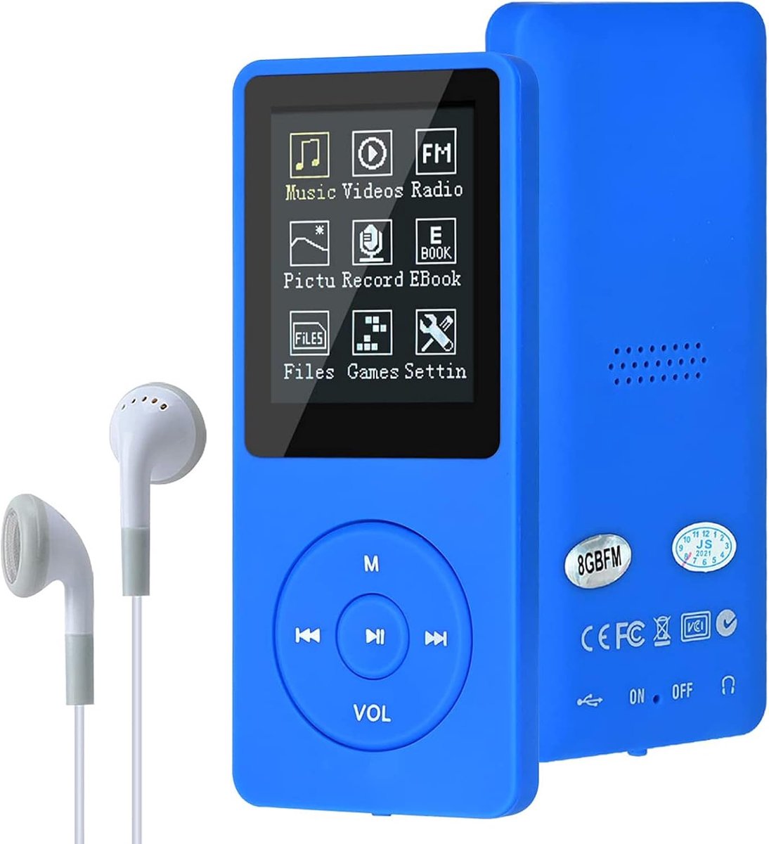 MP3/MP4 Digital Music Player, Lychee Upgrade 8GB Portable HiFi Lossless Sound Music Player with Music/Video/Voice - ShopVlot