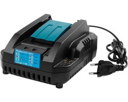ASUNCELL 4A DC18RC Fast Charger Compatible with Makita 14.4V-18V Li-Ion Replacement Battery BL1815 BL1830 BL1840 - ShopVlot