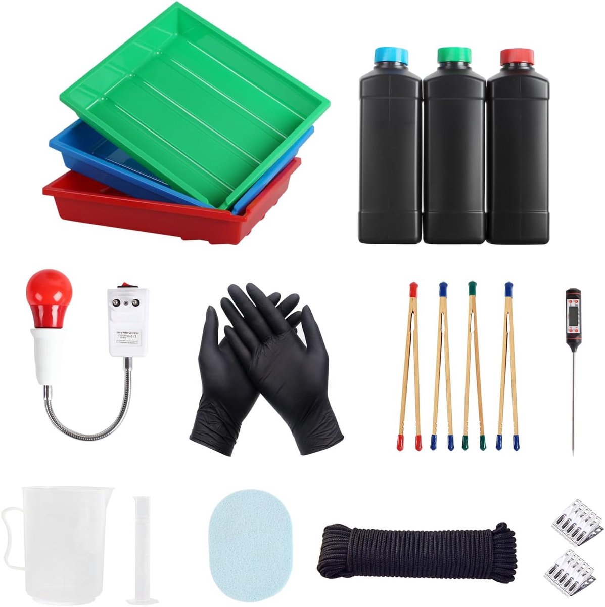 eTone Dark Room Development Equipment Set 120 135 Black and White Film-Photo Printing Development Tablets Starter Kit - ShopVlot