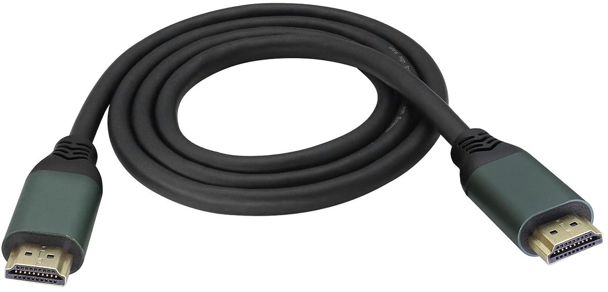 HDMI Male to Male Adapter Cable, Ultra-Fast 48Gbit/s HDMI Cable Audio & Video Transmission At The Same Time, Supports - ShopVlot