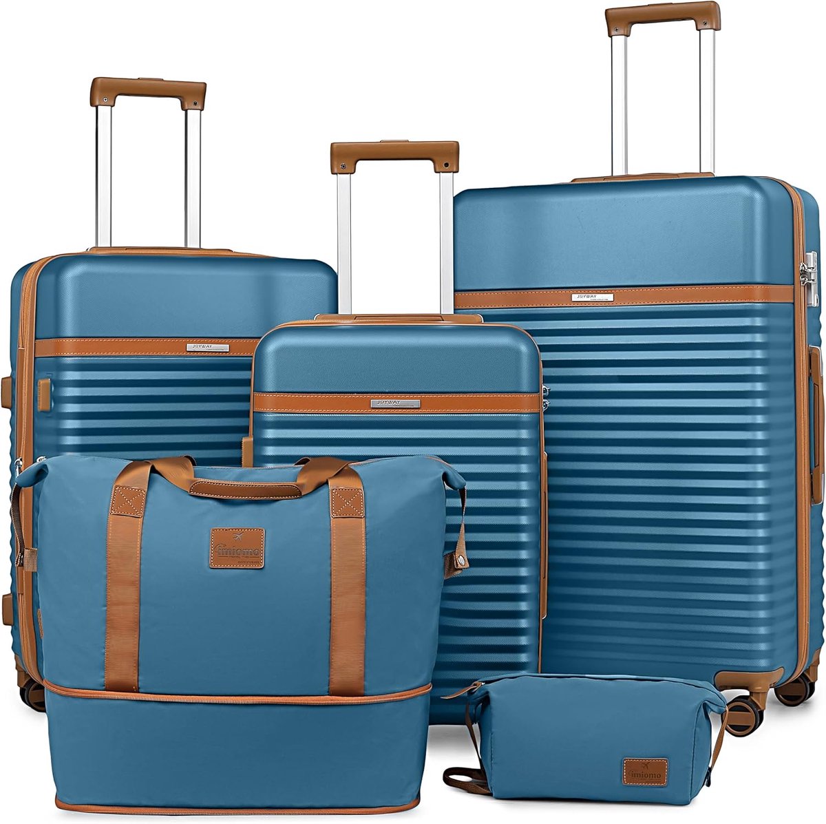 Joyway Suitcase set made of ABS hardshell expandable trolley suitcase set with 4 wheels and TSA lock The luggage set - ShopVlot