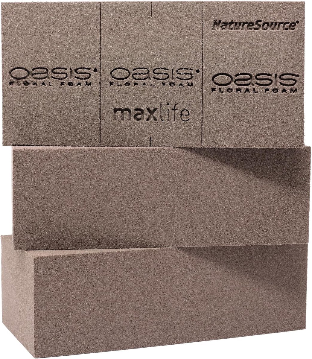 OASIS NatureSource (TM) Maxlife brick, 35 pieces in box, 23x11x7.5cm - ShopVlot