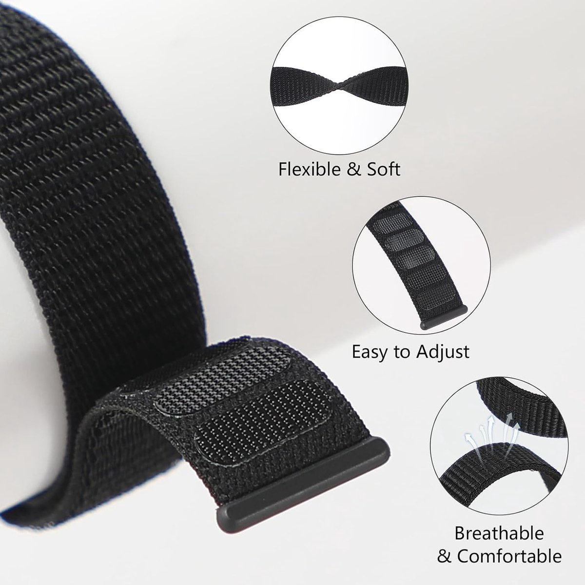 Harikiri 20mm 22mm Nylon Watch Strap Compatible with COROS PACE 3/APEX 2 Pro/PACE 2/APEX Pro/APEX 2/APEX 46mm/APEX - ShopVlot