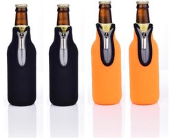 AF-WAN Beer Bottle Sleeve for 12oz 330ml Standard Beer, Zipper Beer Bottle Sleeve Non Slip Thickened Neoprene Sleeve - ShopVlot