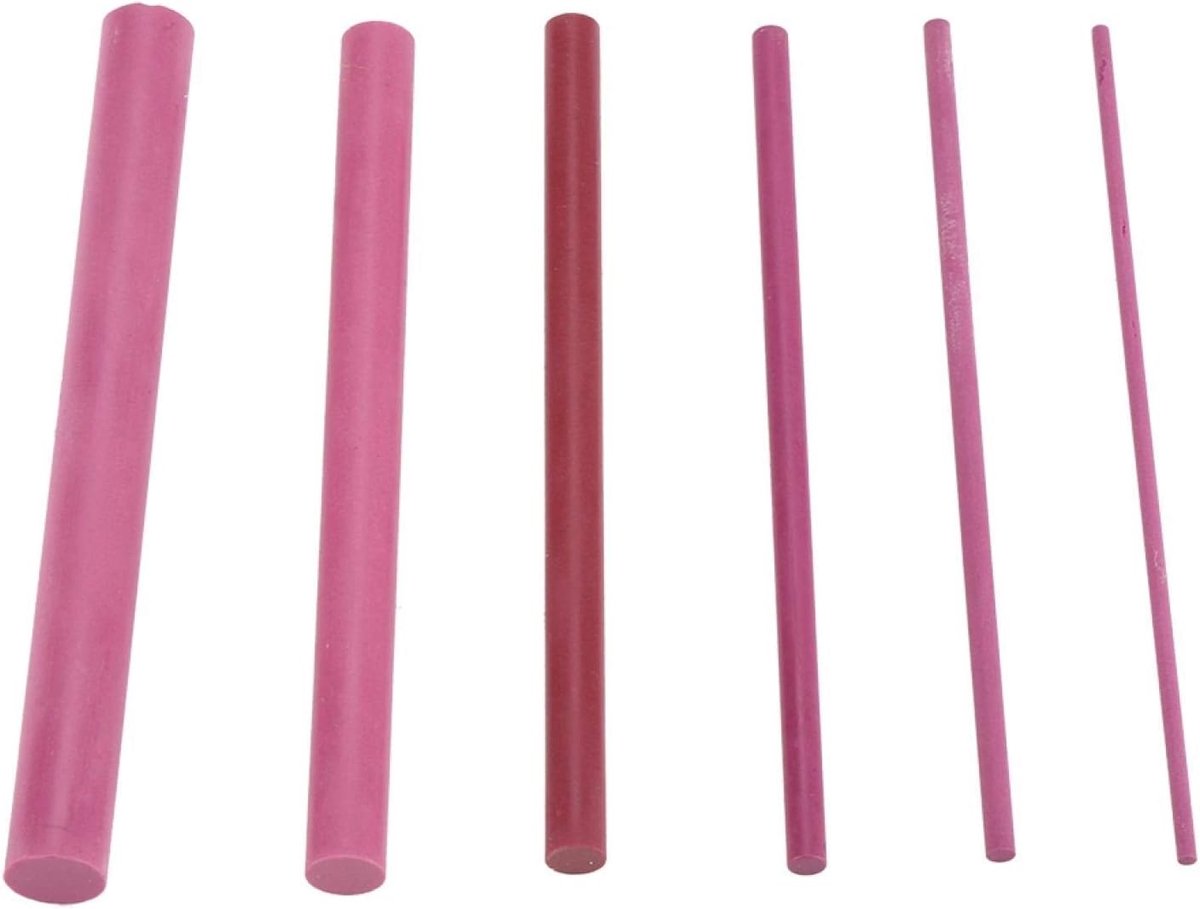 6PCS 3000 Grits Ruby Polishing Oil Stone Pencil Sharpener Grinding Stone Whetstone Tool Set - ShopVlot