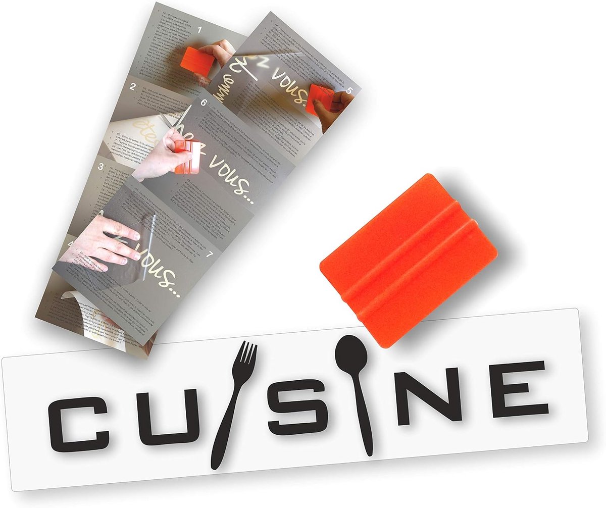 Decooo wall sticker "Cuisine" black - ShopVlot