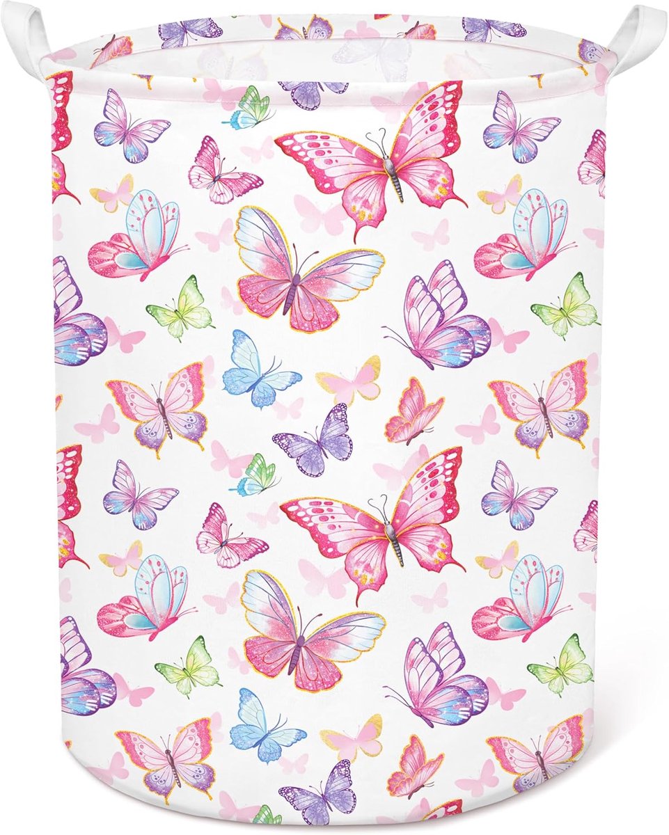 Wasmand opvouwbare opbergmand - waterdicht - afgeronde vorm - ideaal voor speelgoed en kleding - ShopVlot