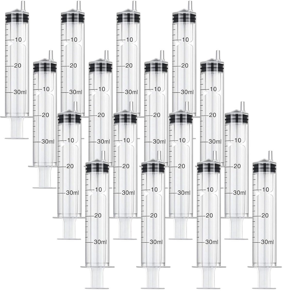 Syringe 1 fl oz - Steriele plastic spuiten - Herbruikbaar - Nauwkeurige vloeistofmeting - ShopVlot