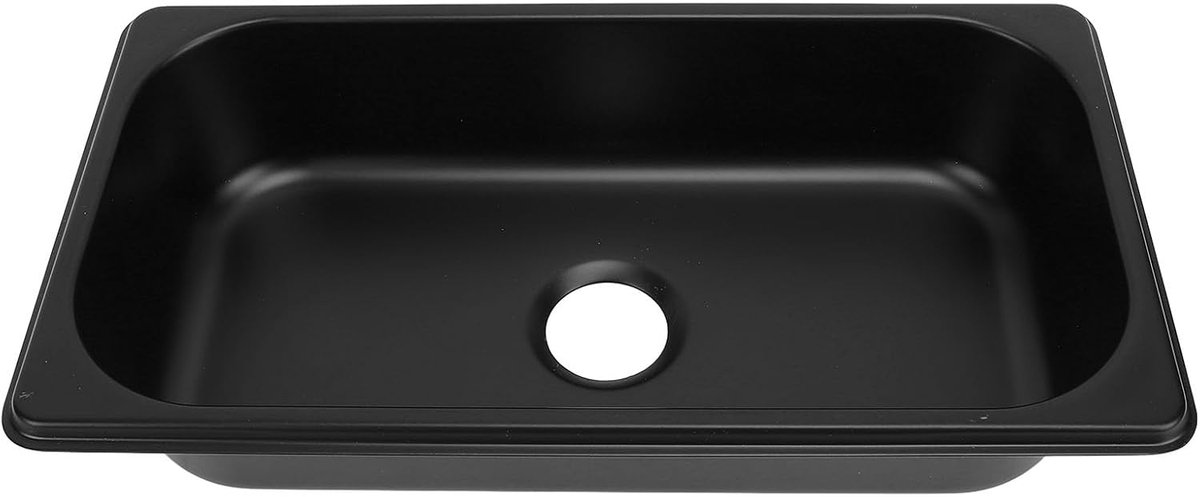 Inbouw spoelbak 325 x 176 x 65 mm - RVS - Onderbouw spoelbak met 40 mm kraan voor camper en boot - ShopVlot