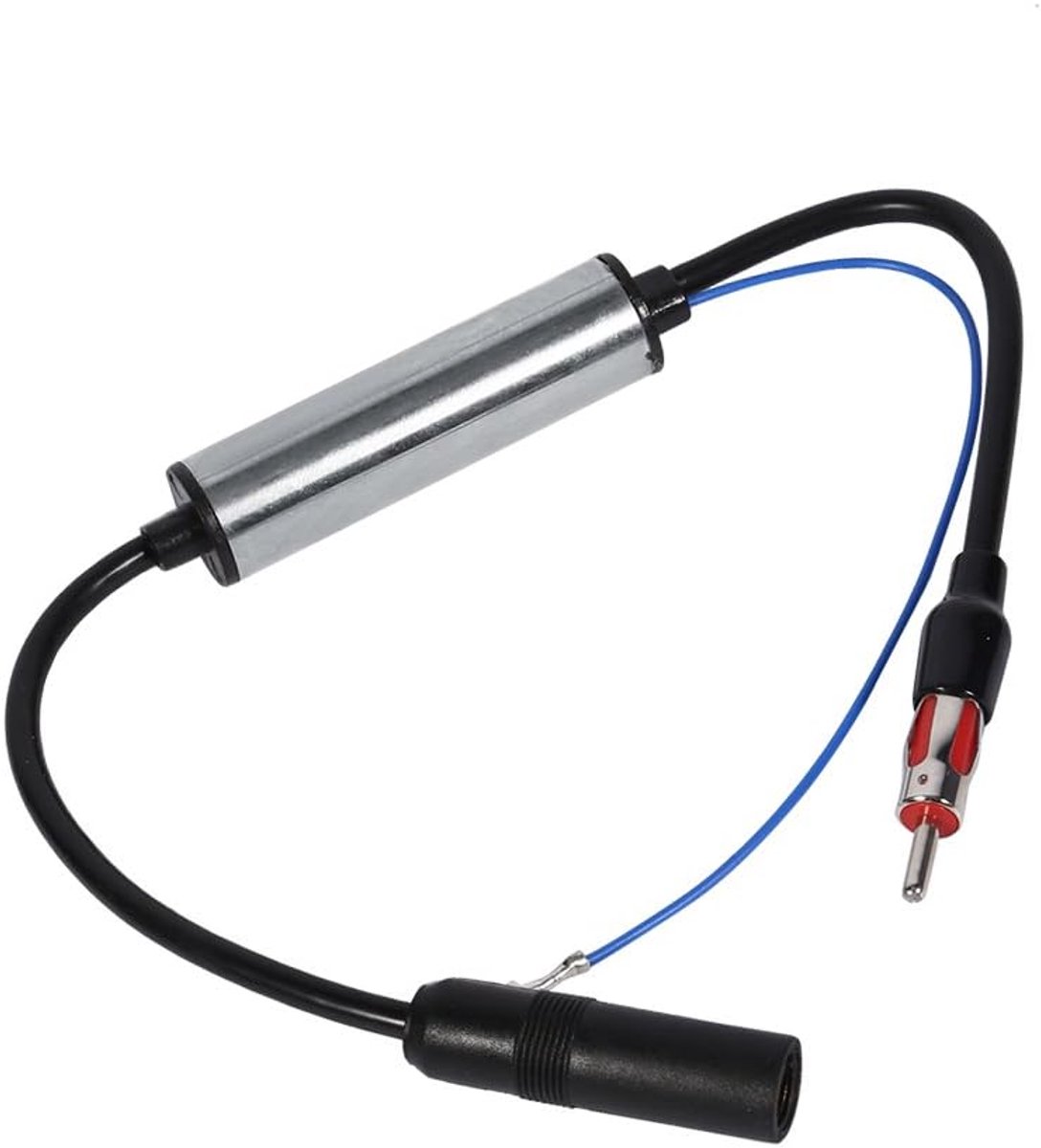FM antenne signaalversterker - SMA connector - 12V universeel - verbeterde radio ontvangst - ShopVlot