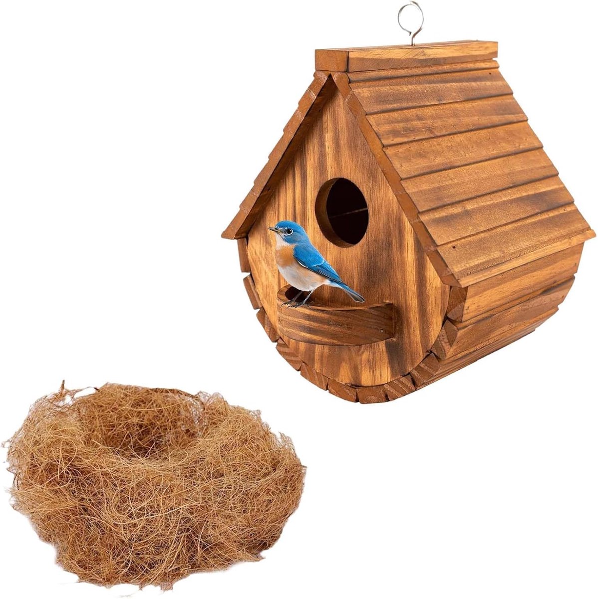 Nesting box, nesting house, weatherproof and durable, bird house, nesting box, bird house for hanging, wild bird - ShopVlot