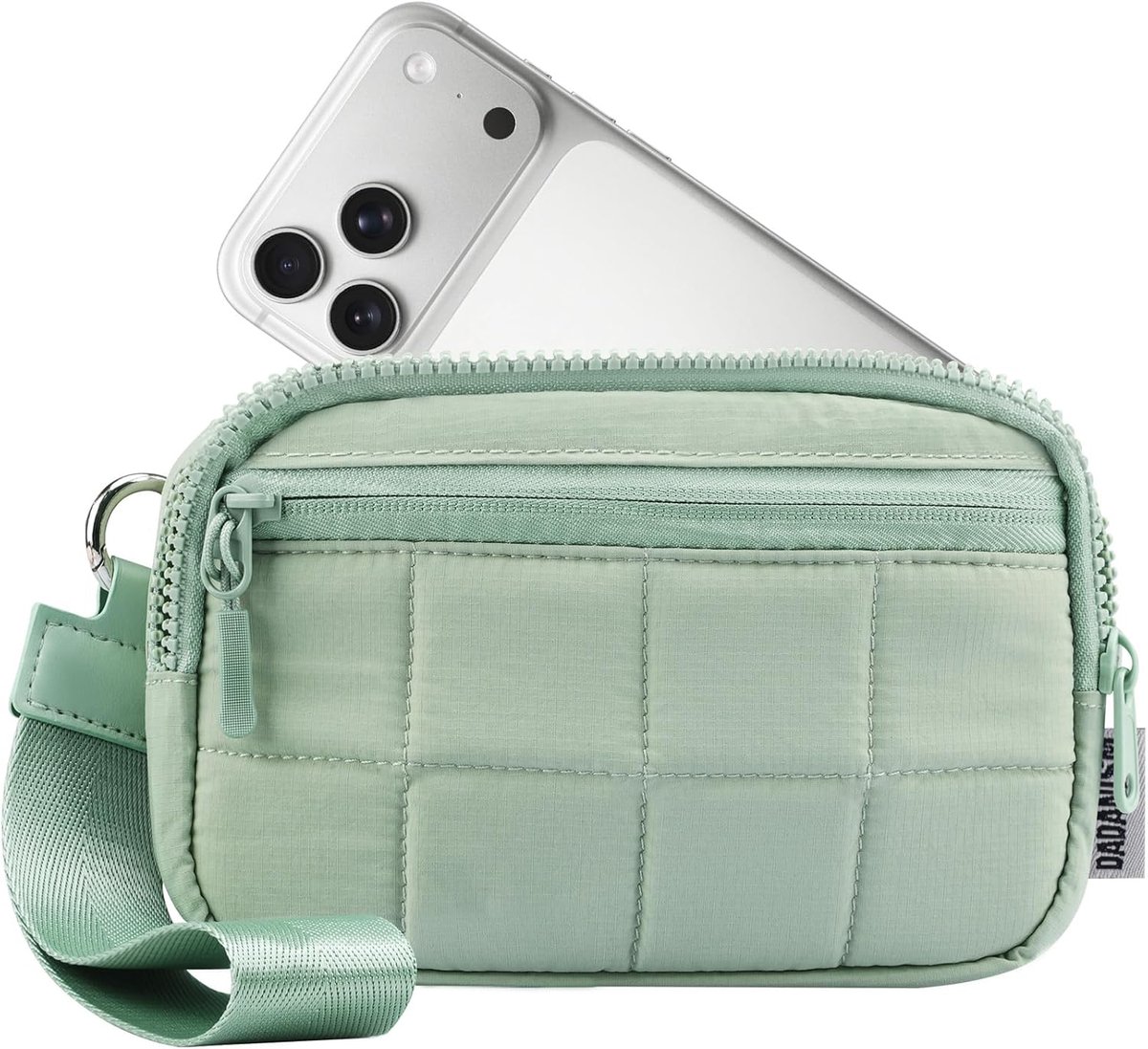 Portemonnee voor vrouwen RFID-blokkering - Gewatteerde nylon - Met afneembare polsband - Ideaal voor reizen - ShopVlot