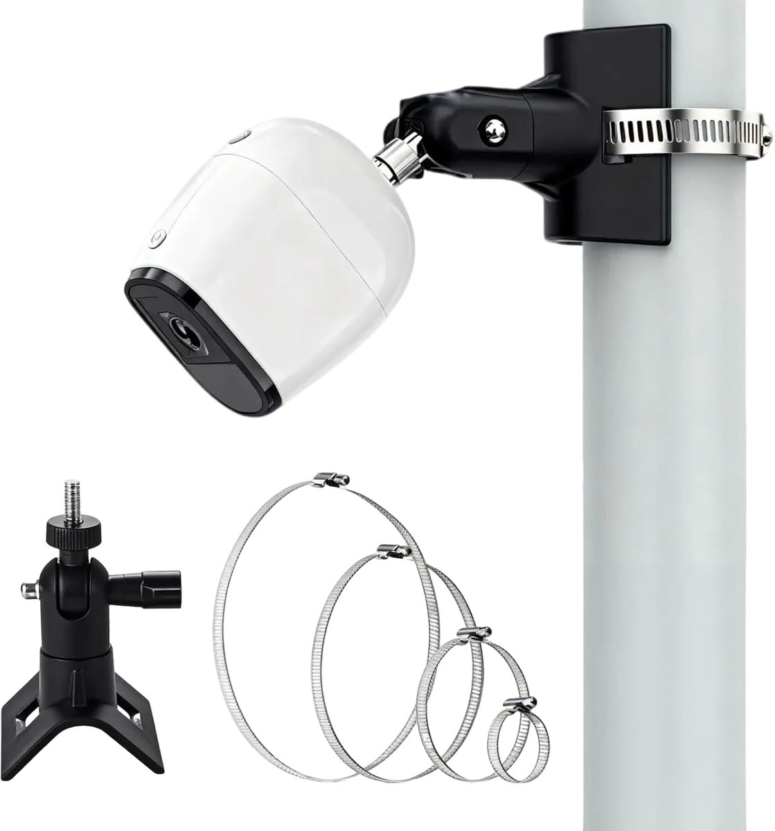 360° surveillance camera mast support - verstelbaar wandsteun - met 4 vergrendelingen - ShopVlot