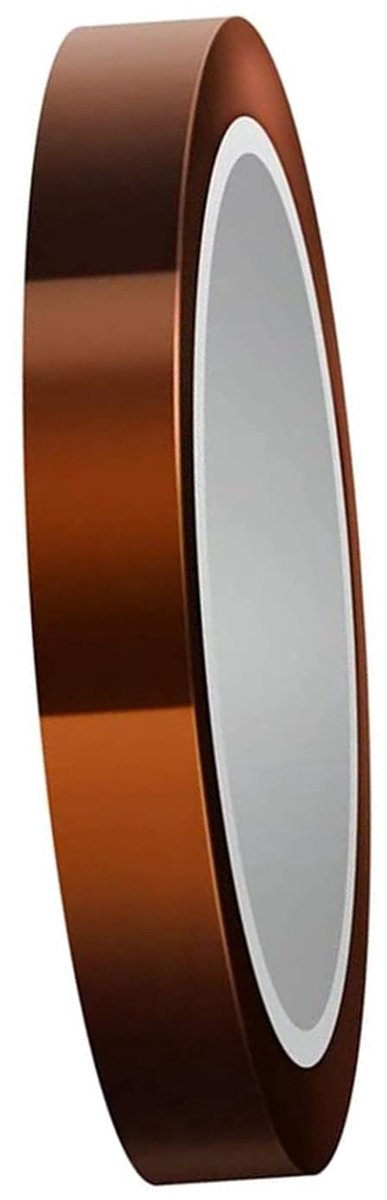Tape 10 mm - Kapton + siliconenrubber - Tot 500 °F - Geschikt voor hoge temperaturen - ShopVlot