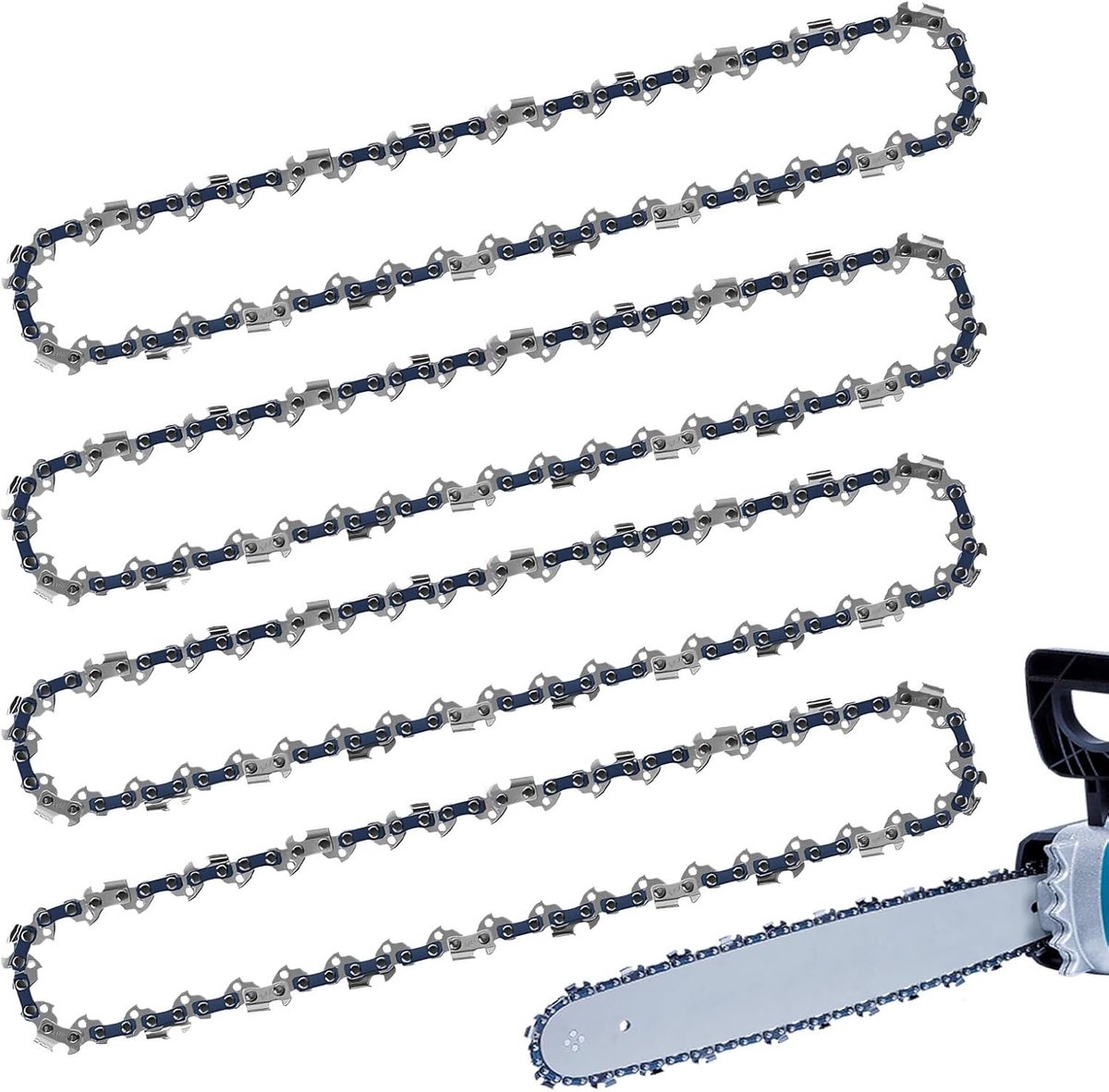Zagenketting 25 cm - vervangingsset - 40 aandrijflinks - geschikt voor 10 inch zaagblad - ShopVlot