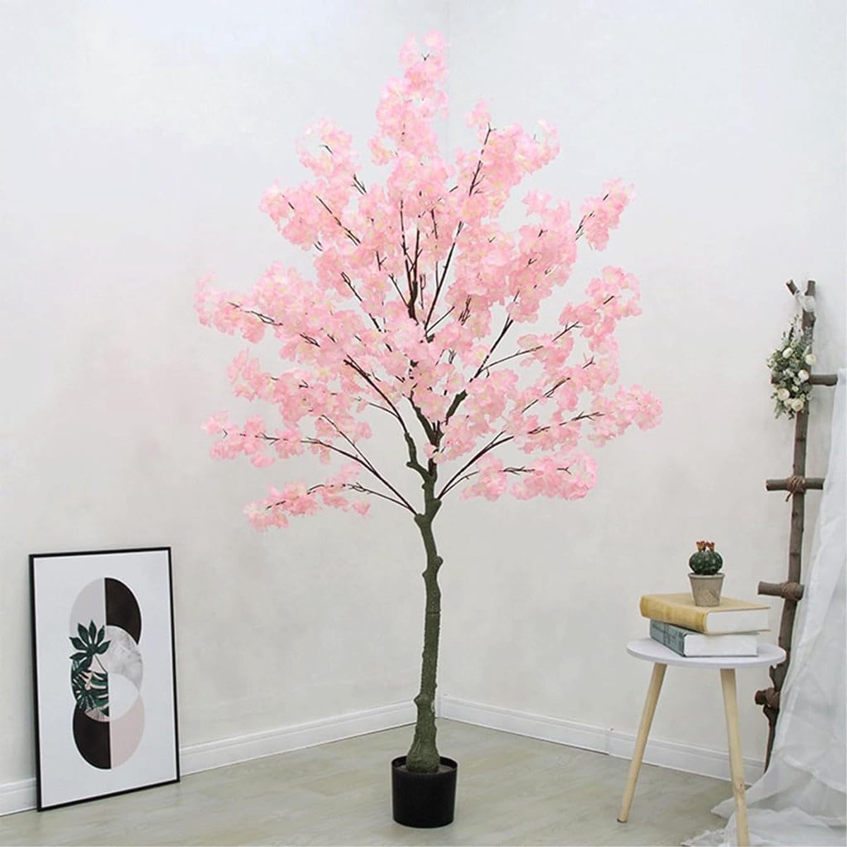 Simulated peach blossom wish tree indoor hotel mall decoration bionic plant landscape creation - ShopVlot