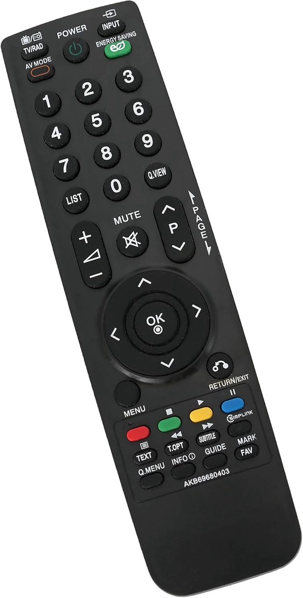 ALLIMITY AKB69680403 Remote Control Replacement for LG 26LD320 26LD320N 26LG3100 26LH2000 26LH200H 26LH2010 26LH201C - ShopVlot