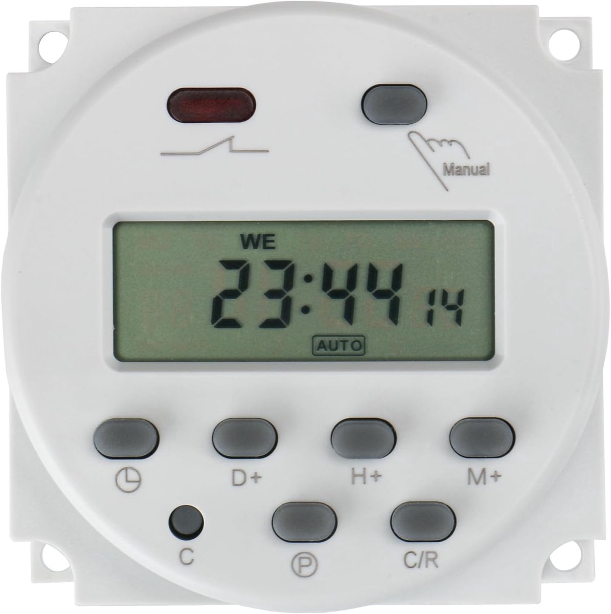 Baomain CN101A DC/AC 24V Digital LCD Power Programmable Timer Timer Switch Relay 16A - ShopVlot