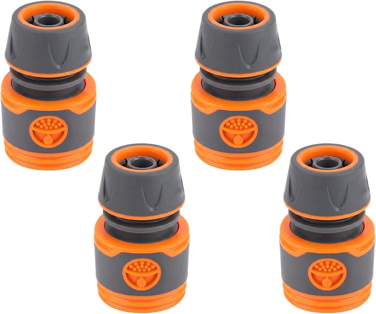 4 stuks slangkoppelingen, tuinkoppeling, tuinslang, slangaansluiting (1/2 inch), tuinkranen, snel de - ShopVlot