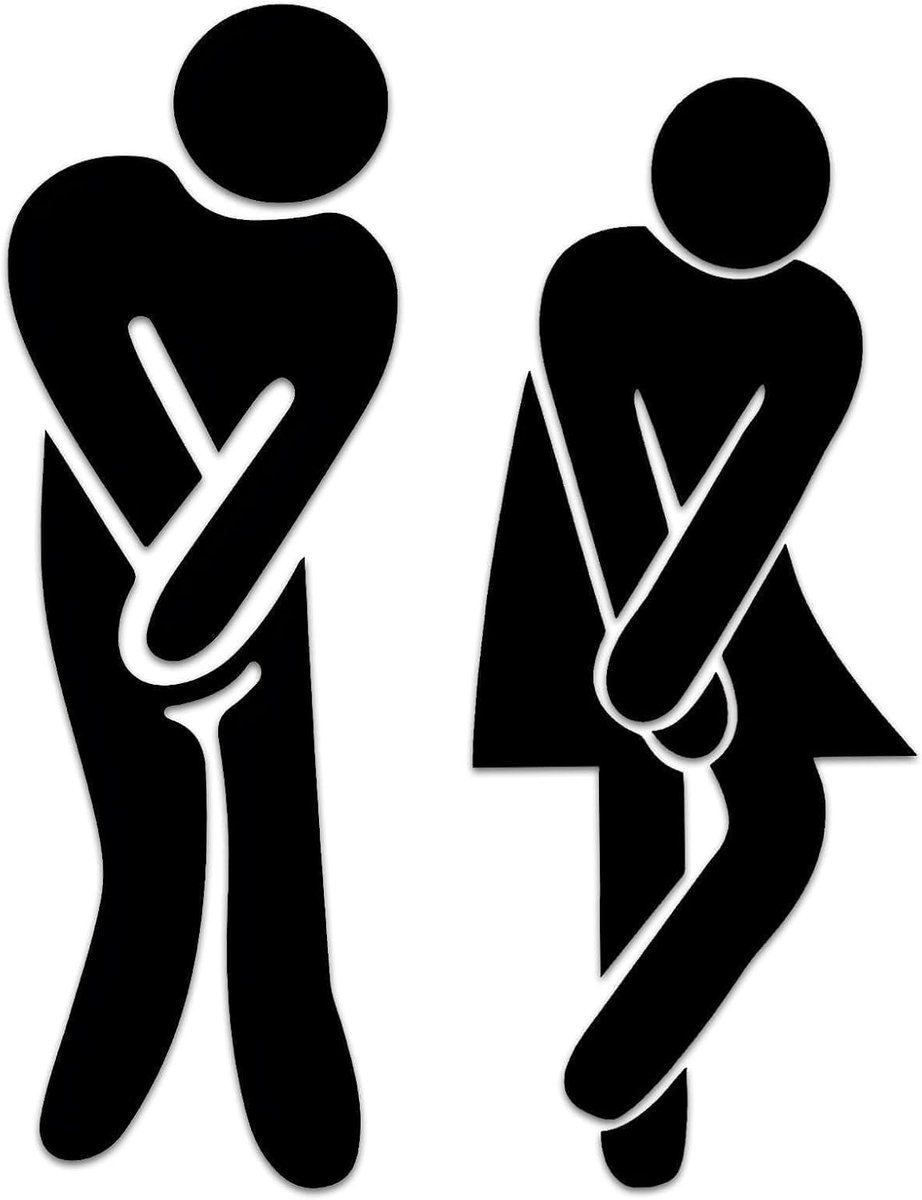 Toiletborden set van 2 - zelfklevende toiletten - PVC materiaal - duurzaam en krasbestendig - ShopVlot