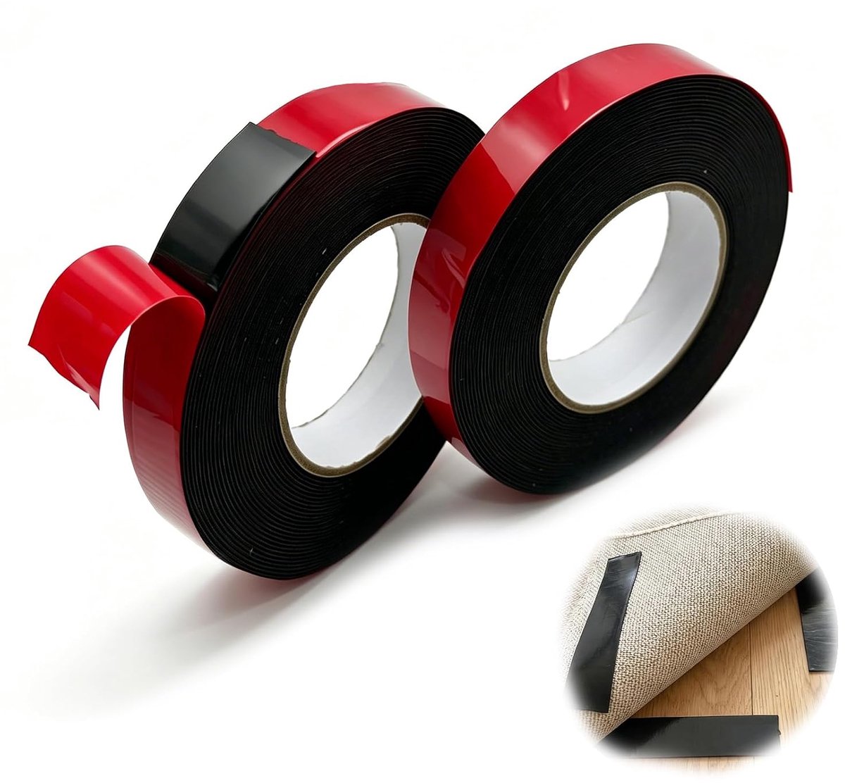 Dubbelzijdig plakband 10 m x 25 mm - waterdicht - hoge temperatuurbestendig - ideaal voor ledstrips - ShopVlot