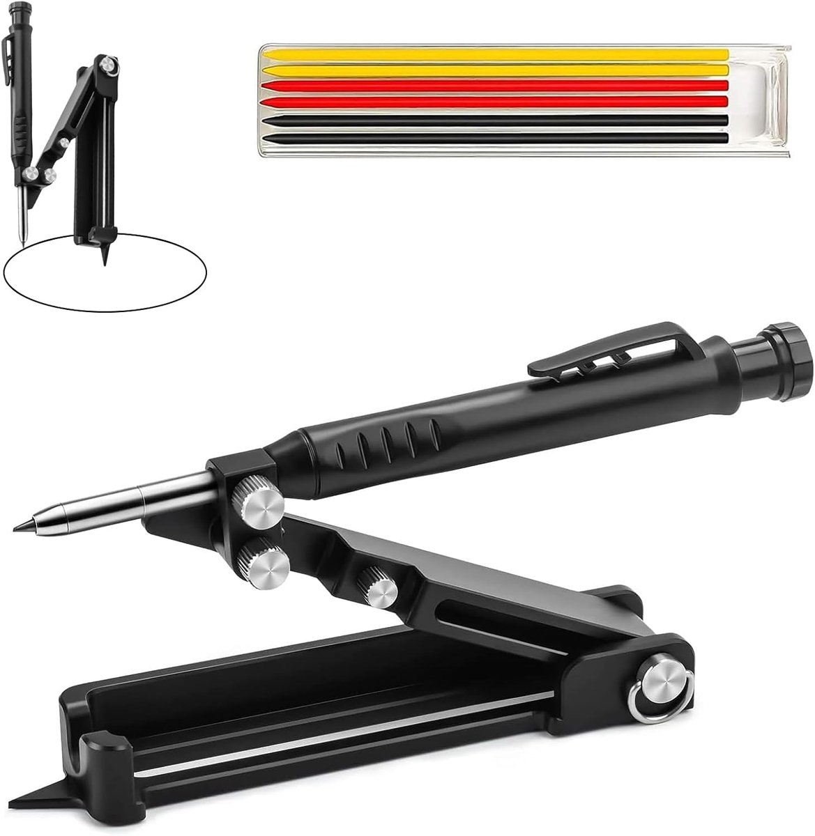 Multifunctionele scribetool 7-delig - duurzaam en nauwkeurig - ideaal voor houtbewerking - ShopVlot