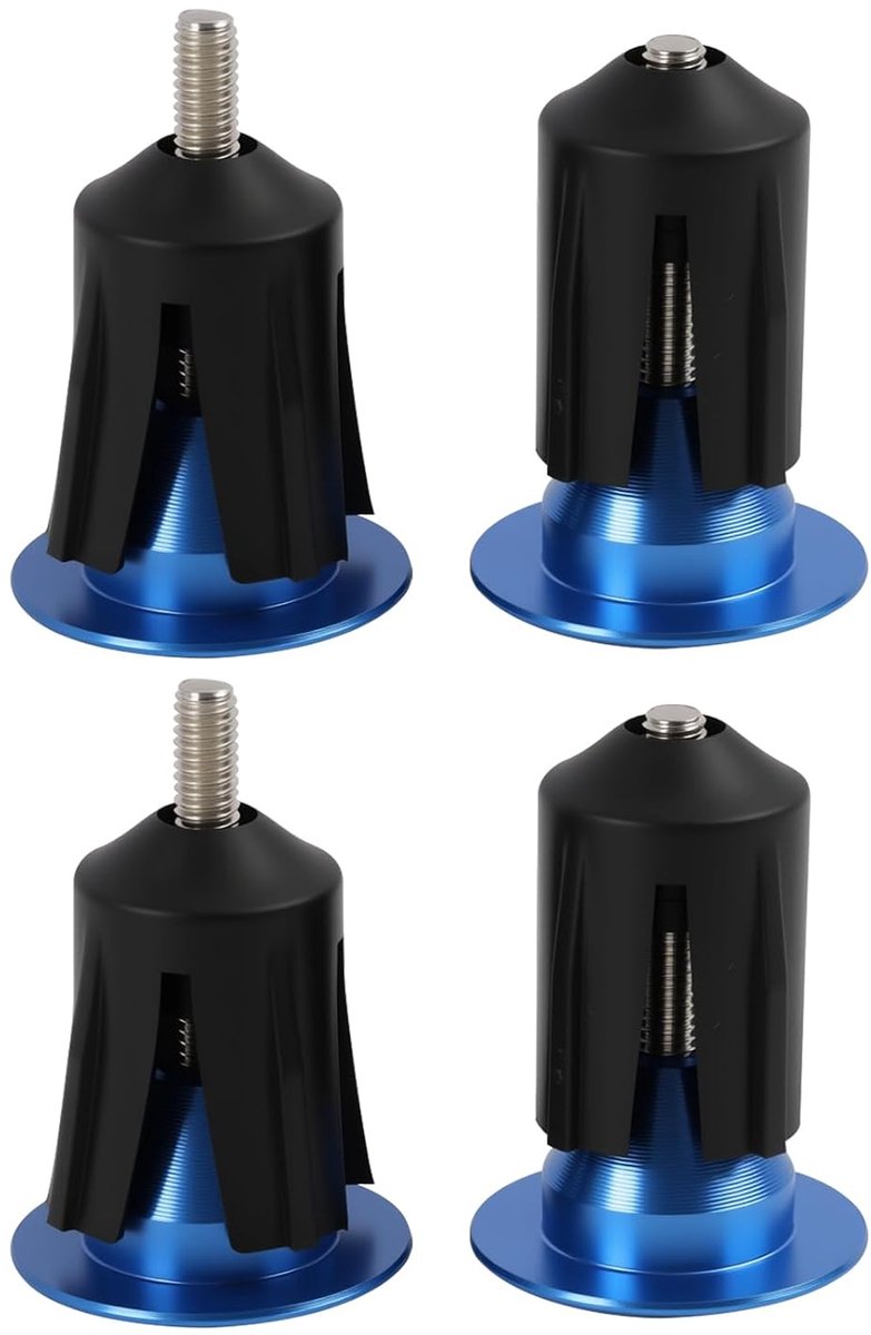 Handlebar caps 4 stuks - Voor mountainbike en stadsfiets - Robuuste materialen - Veilig en stevig - ShopVlot