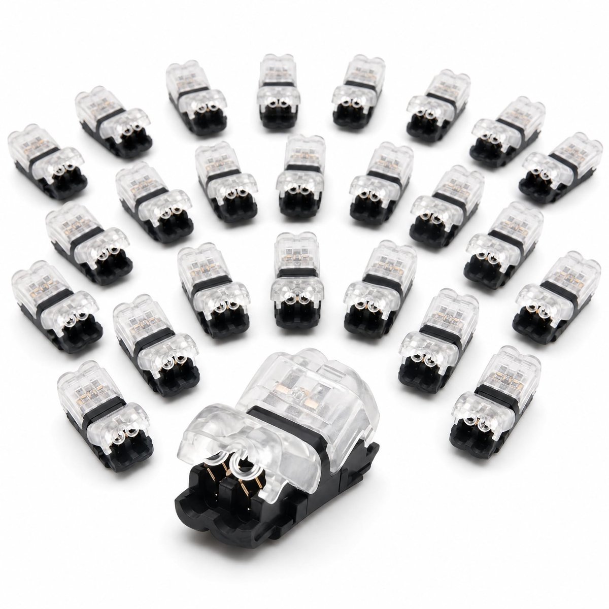 Solidchoice - Laagspanningsdraad H-Schrroefdraadboor 2-polige Connector