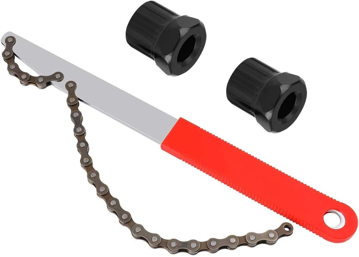 Fietscassette verwijdertools 3 stuks - roestvrij staal - rubber grip - ideaal voor fietsreparatie - ShopVlot