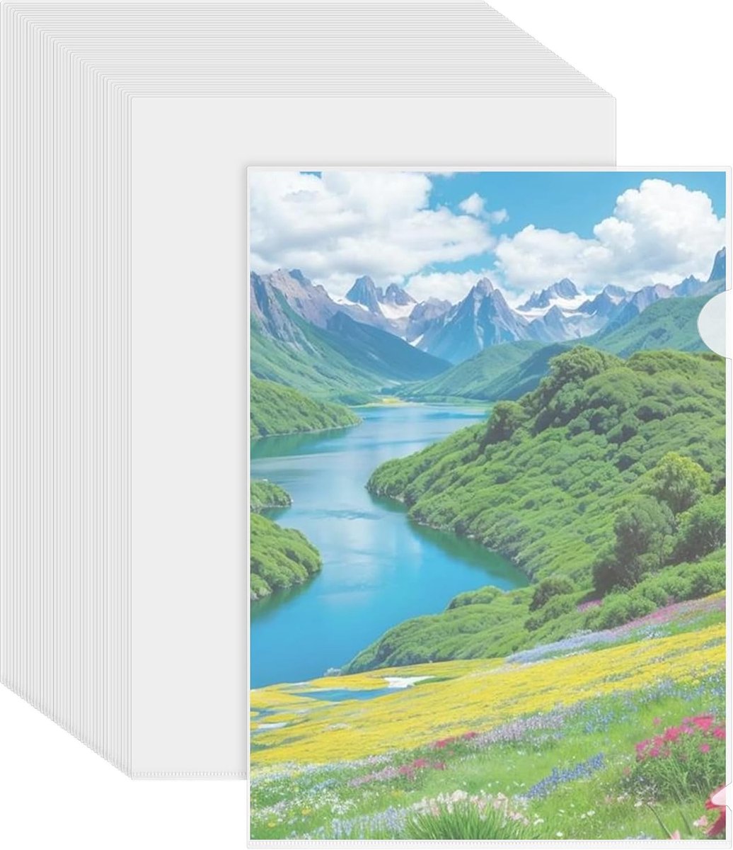 A4 akthoezen 100 stuks - 180µ kunststof - zijkant open - betrouwbare bescherming documenten - ShopVlot