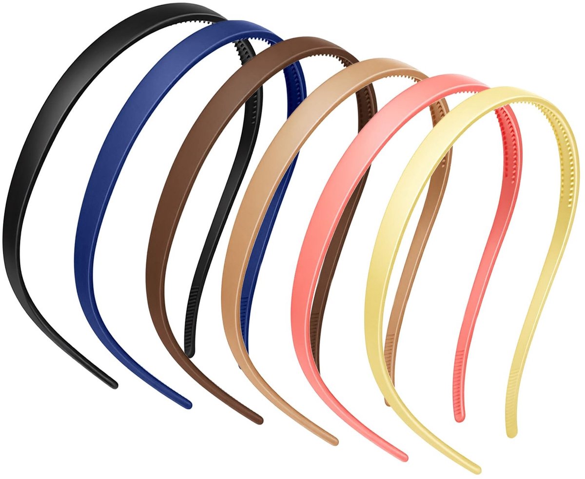 Solidchoice - Set van 6 Headbands voor Brillendragers, Geen Druk
