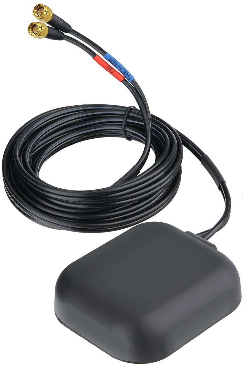 Solidchoice - Dual Band GPS / BeiDou en 4G Antenne met SMA Aansluitingen
