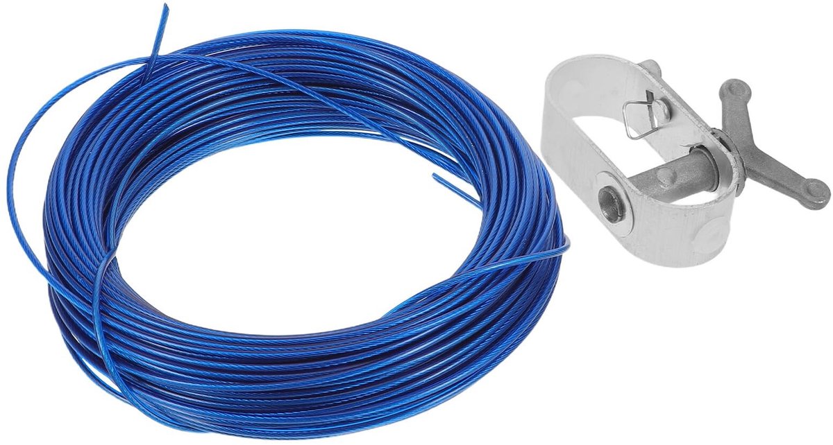 Solidchoice - Winch Set voor Zwembad Cover met Kabel en Tensioner