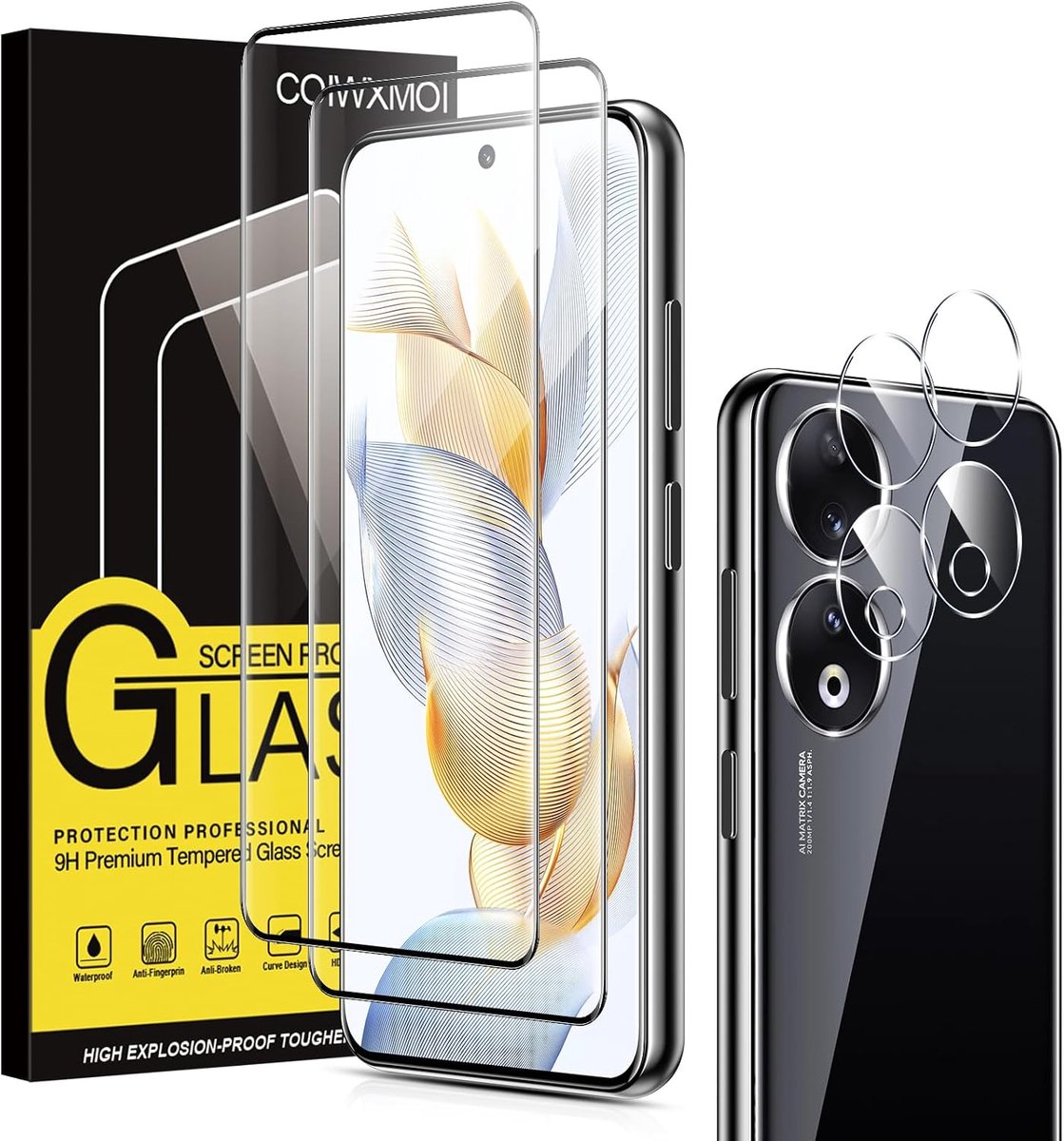 Screen protector voor Honor 90 - 9H hardheid - Ultra HD transparant - Bescherming tegen krassen - ShopVlot