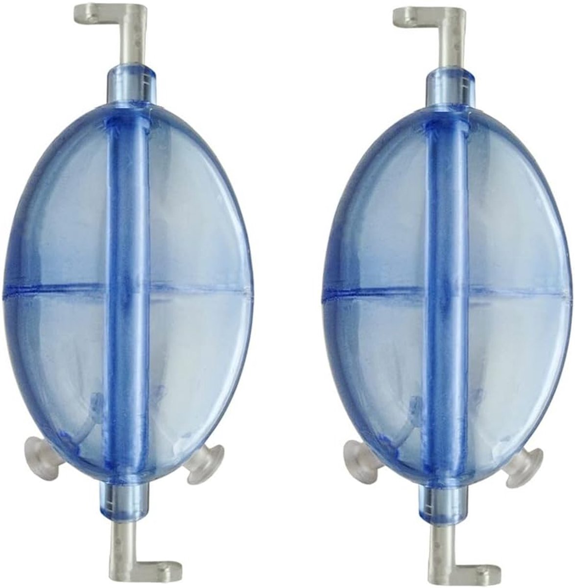 Waterballen set van 2 - Rood, geel, helder ovaal - Inclusief gratis Petri stickers - Leuk voor waterpret - ShopVlot