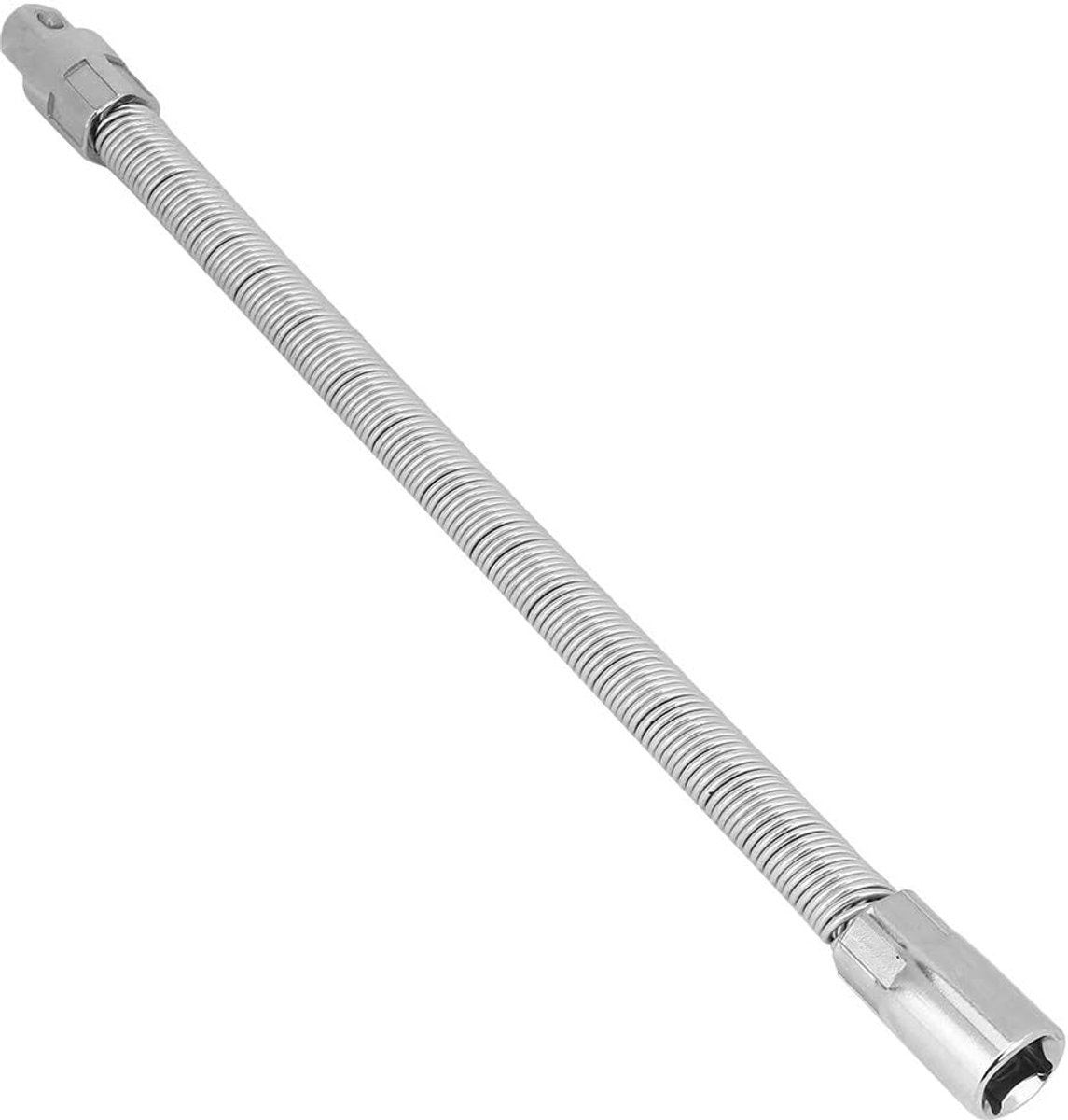 Flexibele verlengstang 1/2 inch 350mm - CRV verlengas met bithouder - buigbare adapter voor ratelsleutel - ShopVlot