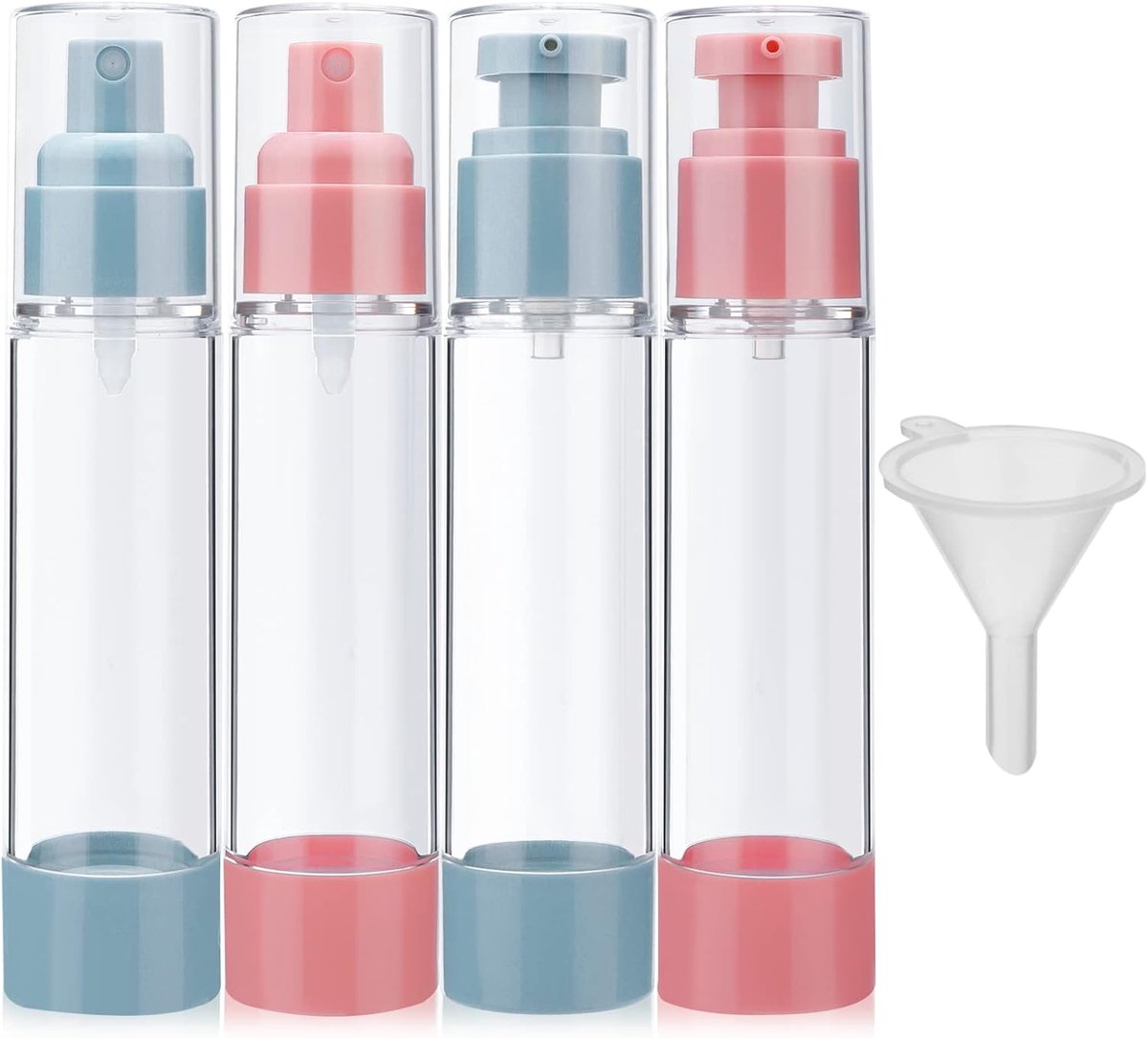Reisflessen set 50ml - herbruikbare flessen - lekvrij - ideaal voor op reis - ShopVlot