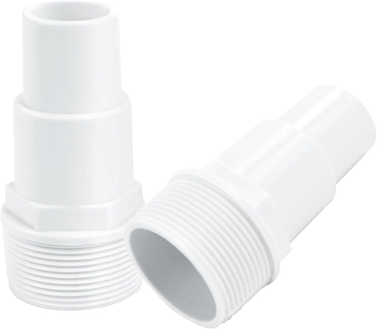Poolslangadapter Ø 32/38 mm - ABS kunststof - Geschikt voor 1,5 inch aansluiting - Eenvoudige verbinding met pompen - ShopVlot