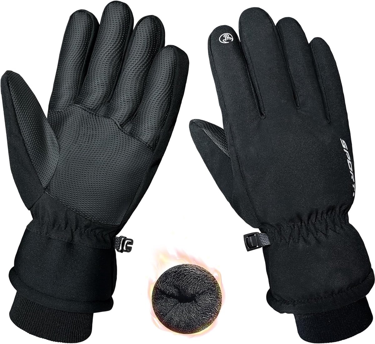 Winterhandschoenen voor heren - waterdicht - thermisch en touchscreen - ideaal voor outdoor sporten - ShopVlot
