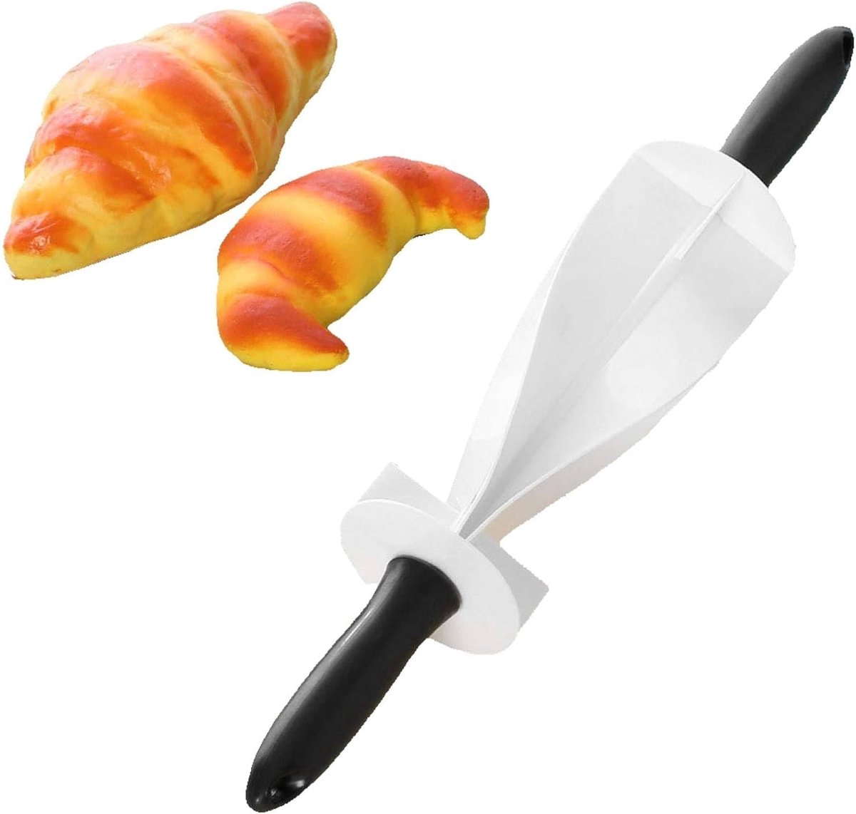 Croissant Cutter 35x6.5cm - niet-plakkerige coating - stevig en duurzaam - perfect voor zelfgemaakte croissants - ShopVlot