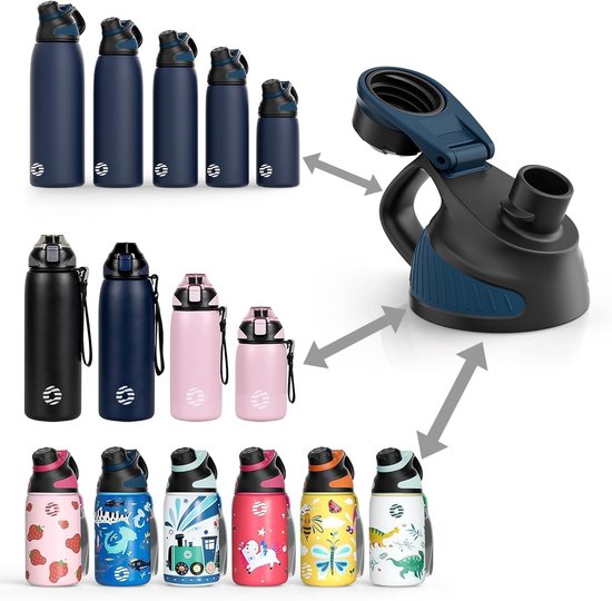Drinkflesdeksel - Magnetisch - Vervangend onderdeel - Geschikt voor FJ-LKG - ShopVlot — afbeelding 4