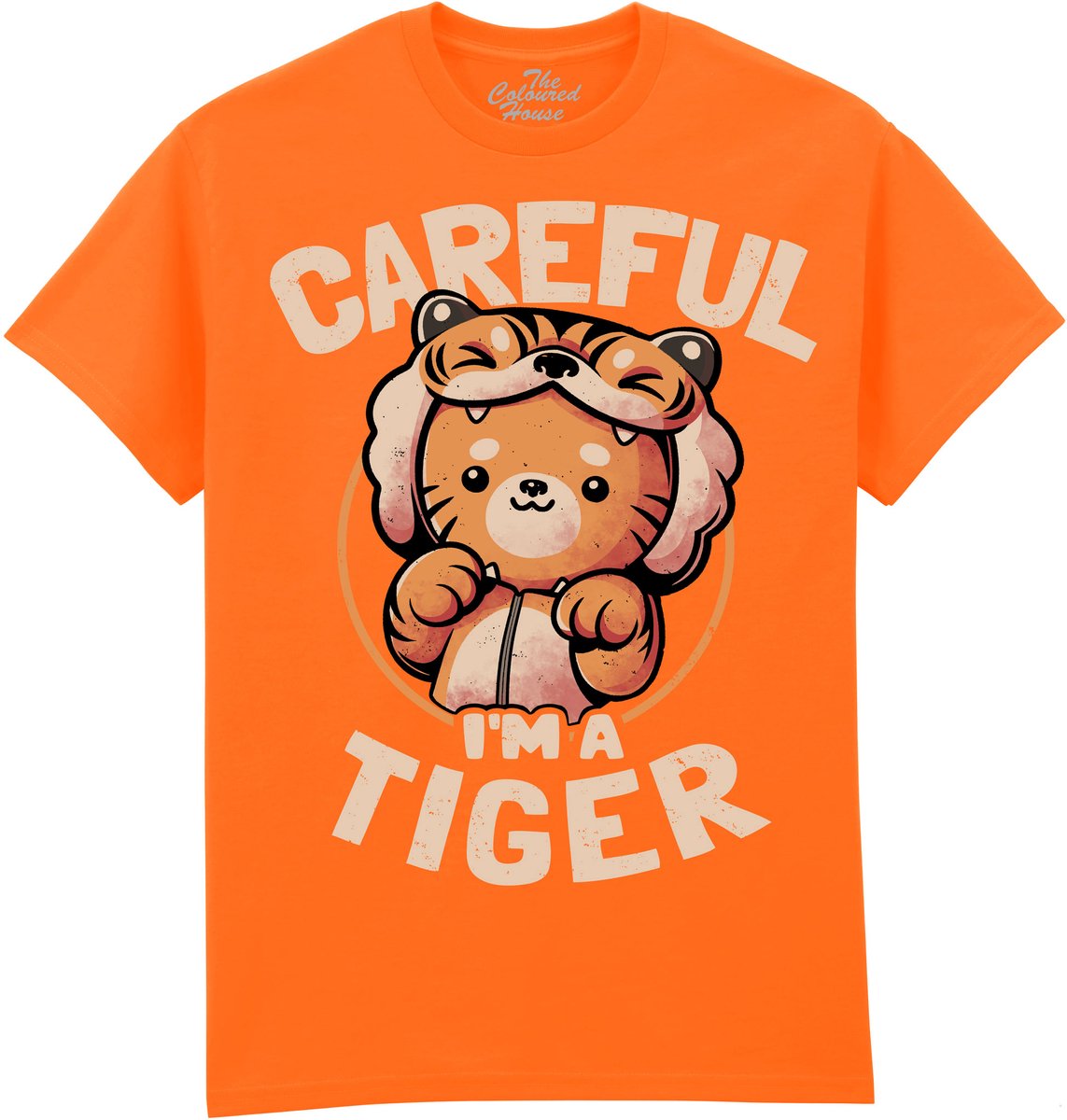 Kat Careful I Am A Tiger The Coloured House T-shirt XXL